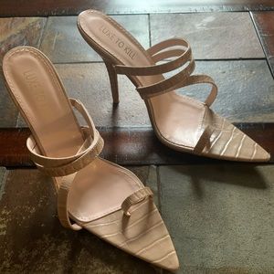 Nude Strap Heels